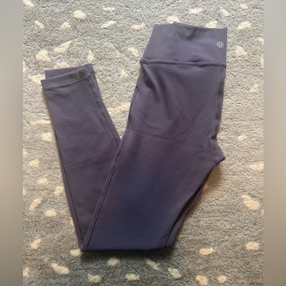 ATHLETA GIRL Transcend 7/8 crossover legging. Dusty purple. Size M (8-10) NWOT - Picture 1 of 4